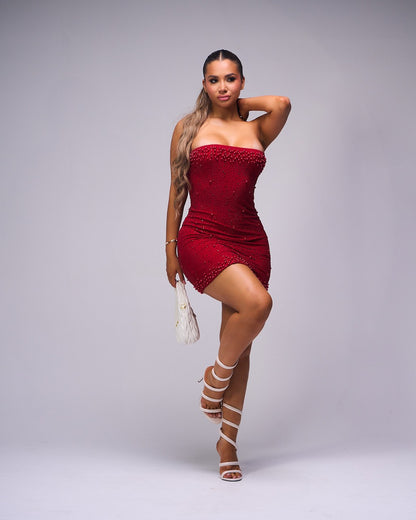 VESTIDO DE PERLAS
