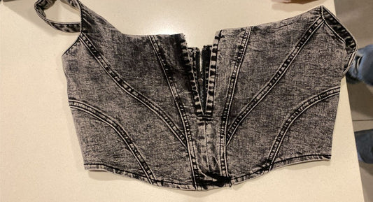 CORSET DENIM
